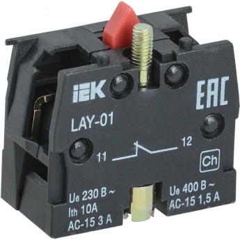 Блок контактный IEK 1р для LAY5