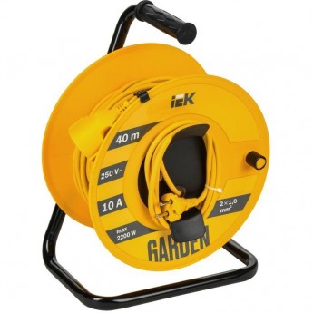 Катушка IEK GARDEN УК40 1 место 2P 2x1,0мм2 40м GD-KP50-10-01-40