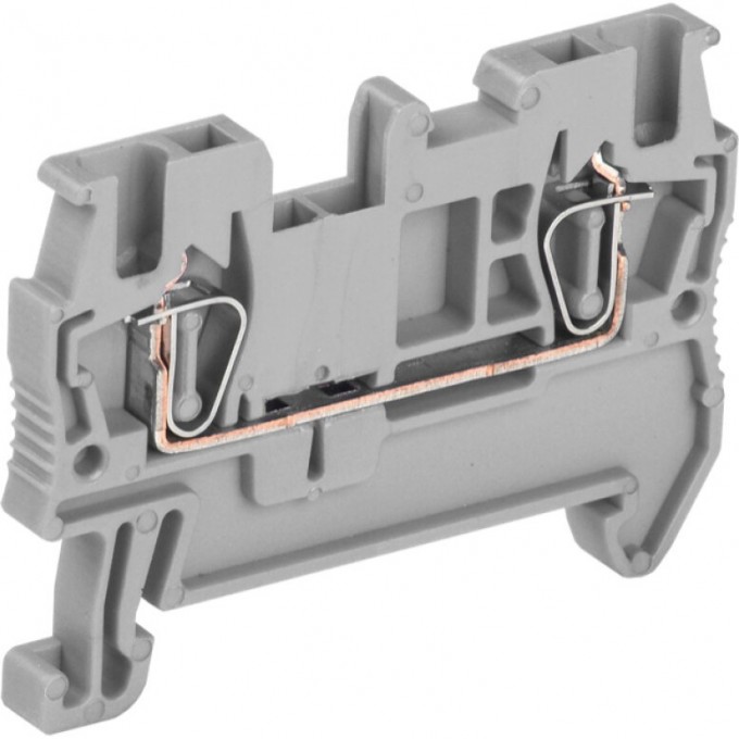 Клемма пружинная IEK КПИ 2в-1,5 17,5А серая - YZN11-001-K03