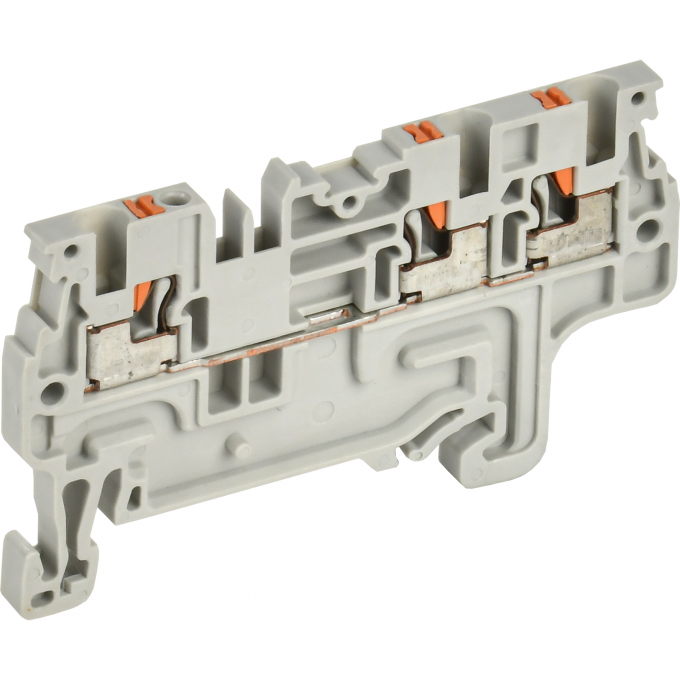 Колодка клеммная IEK CP-MC 3 вывода 1,5мм2 серая YCT22-00-3-K03-001