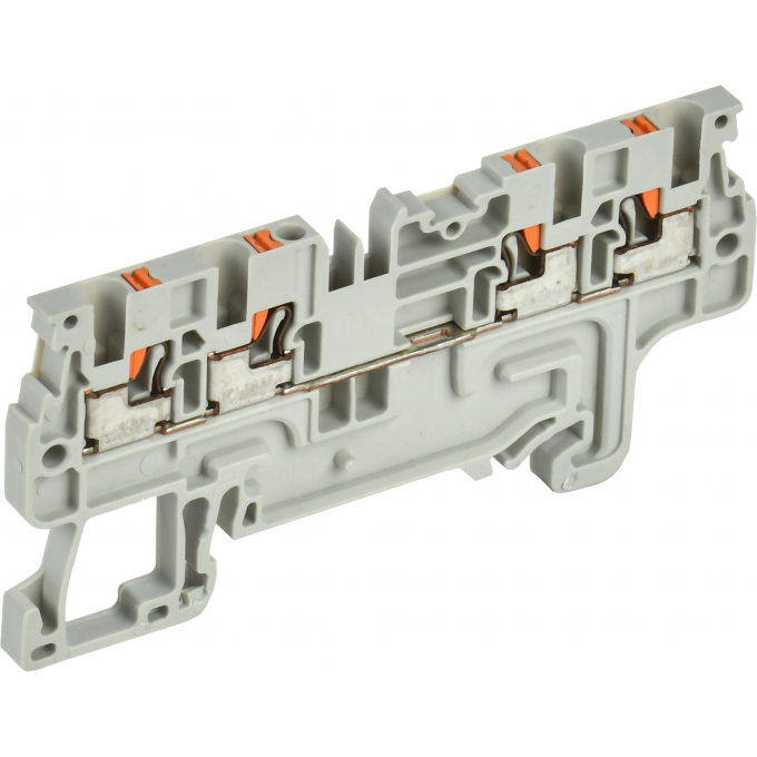 Колодка клеммная IEK CP-MC 4 вывода 1,5мм2 серая YCT22-00-4-K03-001