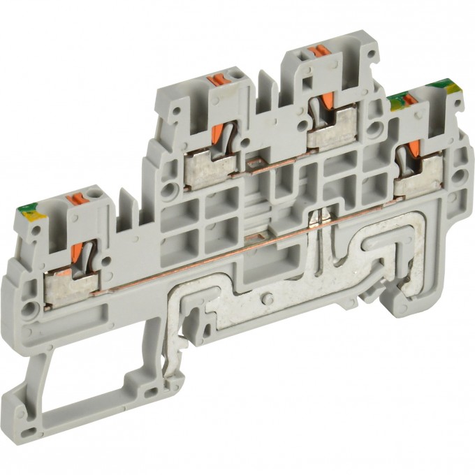 Колодка клеммная IEK CP-ML-PEN 2 ур. земля-низ 1,5мм2 серая YCT23-03-2-K03-001